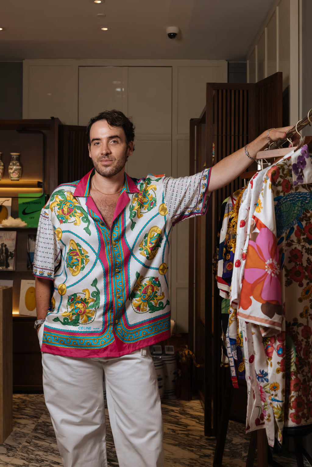 Q&A / Logan Horne on Remaking Vintage Silk Scarves as Shirts and Homeware