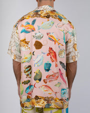 Tropical fish silk shirt, by J. Logan Home, alternate view